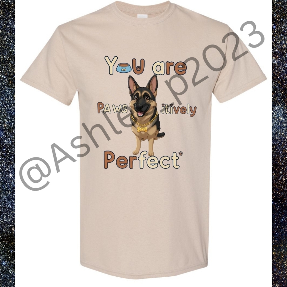 Paws-itively Awesome Graphic Tee Shirt